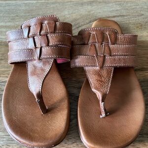 Bed Stu Brown Leather Women's Sandals